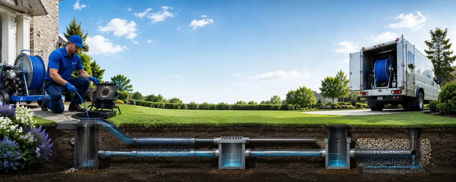 Outdoor drain cleaning information for Wittman, MD